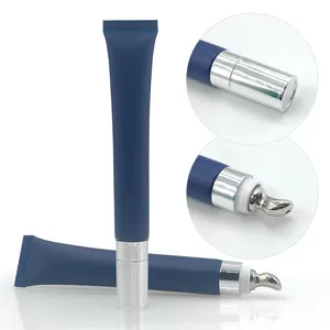 Empty Eye Massage Cosmetic Tube with Electric Anti-Wrinkle Zinc Alloy Metal Massage Head Lotion Cream Plastic Soft Tube Package