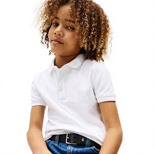 Polo personnalisé pour enfants, manches courtes, en coton, pour garçons et filles, vente en gros de vêtements pour enfants - Product Image 6
