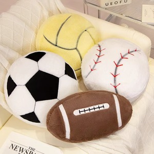 Coussin en peluche de basketball doux et moelleux pour les amateurs de sport, décoration de jour de match, confort pour la chambre - Product Image 4