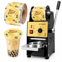 Rouleau de film pelable en gros pour couvercles de tasses, idéal pour le café, les smoothies, les produits laitiers, les poudings, les sauces et l'emballage des contenants à emporter