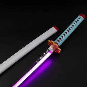 Katana Nichirin <span class=keywords><strong>de</strong></span> <span class=keywords><strong>Mitsuri</strong></span> Kanroji <span class=keywords><strong>de</strong></span> 39.7 Pulgadas con Luz LED, Hoja sin Afilar para Cosplay y Colección - Product Image 3