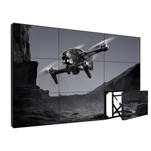 55-Inch Seamless Bezel LED Video Wall Display Wall Mount LCD Screen with Touchscreen Function for Elevator and Shopping Mall