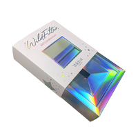 Großhandel Ausgefallenes Design 3D-Laserdruck Weiße Pappe Lippenstift Kosmetik Holografische Geschenkbox