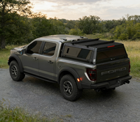 Ford F-150 5.5 ft Çelik Katlanır Bagaj Kapağı, Ray Altı Kapak, Tenteli Kapak, Tonneau Kapak ve Kamyon Üstü Kapak ile birlikte