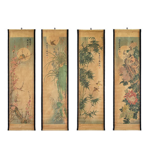Papel de Arte Tradicional <span class=keywords><strong>Chino</strong></span> con Diseño de Ciruelas, Orquídeas, Bambú y Crisantemos, Pintura Decorativa para Colgar en la Pared, Arte <span class=keywords><strong>Chino</strong></span> Vintage con Flores - Product Image 1