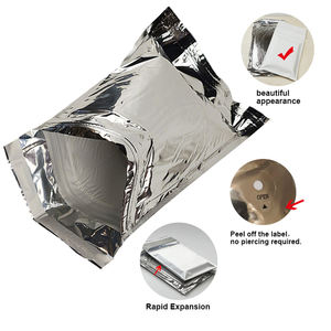 Sobres Térmicos de Aluminio Metálico Desechables, Grandes, a Prueba de Fugas, con Logotipo Personalizado, Bolsa Refrigerante Aislada para Envíos en Frío - Product Image 3