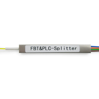 Harga Pabrik APT 1*9 1:9 1x9 Mini Fiber Optik FTTH Unbalanced Hybrid 1x8 PLC Splitter dengan 1x2 FBT Coupler 1x9 PLC Splitter