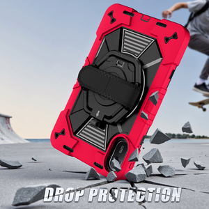 Étui antichute pour Xiaomi Redmi Pad 2 11 pouces, coque de tablette robuste à 3 couches avec sangle de main rotative et bandoulière - Product Image 3
