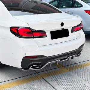 ลิ้นกันชนหลังรถยนต์ สำหรับรถยนต์ซีรีส์ 5 รุ่น G30 LCI ปี 2018-2023 สไตล์ M Sport ดิฟฟิวเซอร์กันชนล่าง อุปกรณ์ตกแต่งภายนอก - Product Image 5
