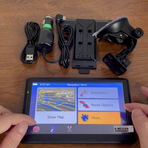 Reproductor de coche con pantalla táctil de 7 pulgadas, navegación GPS para coche con cámara de visión trasera, navegador GPS, motocicleta, portátil, Universal, Wince 6 - Product Image 5