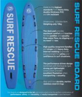 Planche de sauvetage d'urgence mi-longue gonflable, planche de SUP légère, planche souple, planche de sauvetage pour les inondations, planche de surf, planche à pagaie
