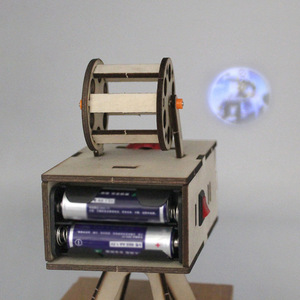 Kit de proyector de madera para niños de 7 a 9 años, juguete educativo de bricolaje, modelo de forma geométrica de montaje manual - Product Image 3