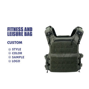 Gilet Tattico Certificato con Logo Personalizzato OEM, Impermeabile, con Cerniera a Sgancio Rapido, in Nylon, per Addestramento d'Elite - Product Image 1