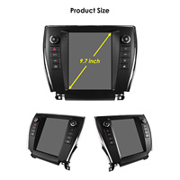 CARUPEZ - Radio con Pantalla Táctil Android de 9.7 Pulgadas para Automóvil, Unidad Principal de Navegación con Pantalla IPS para Camry 2015-2017, 8 Núcleos, Vertical, Estilo Tesla, Cámara de Reversa