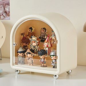 Acrylic Storage Box, Transparent Wall Mounted Bubble <b>Mat</b> Blind Box, Handmade Display Cabinet, Cosmetics Storage Box, Shelf - Product Image 3