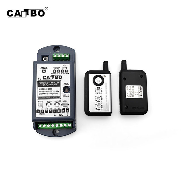 CANBO M-203E 433Mhz Industrial Garage Remote Controller Far Distance Automatic Gate Doors 4 Key Function Button Modern Design