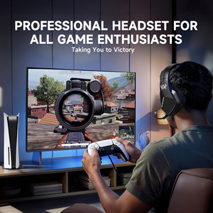 Casque de jeu filaire G5000, circum-auriculaire, avec micro à réduction de bruit, son stéréo, basses puissantes, son surround, éclairage LED RGB pour PS5, PS4, Xbox, <span class=keywords><strong>PC</strong></span> - Product Image 6
