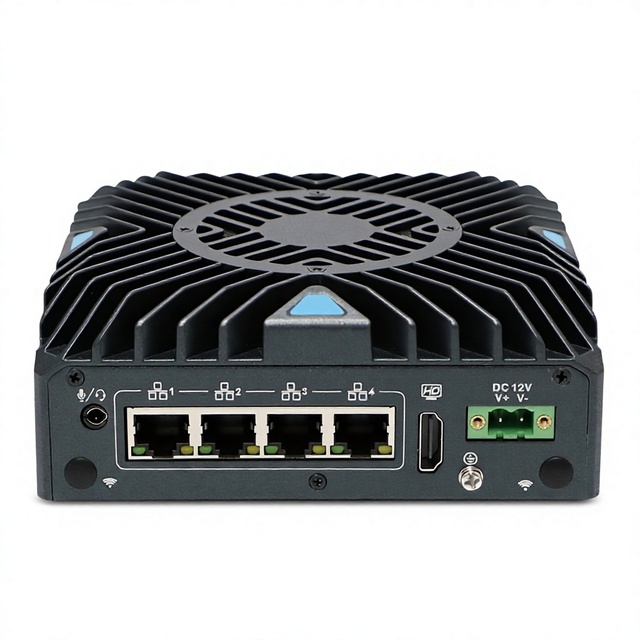 Factory Price I3/I5 8th/10th Gen Nas case Quad Gigabit LAN 6 USB 3.1 M.2 Slots Fanless Mini Pc for Firewall VPN Server Hardware