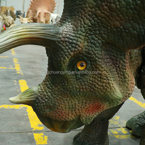 Costume de <span class=keywords><strong>dinosaure</strong></span> Animatronic OEM complet du corps étanche d'approvisionnement d'usine Costume de Triceratops de bébé réaliste pour les événements - Product Image 2