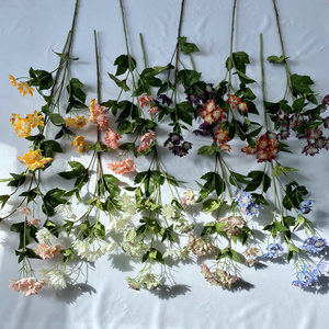 <span class=keywords><strong>Fausse</strong></span> <span class=keywords><strong>orchidée</strong></span> décorative d'événements suspendus fleurs bleues en soie artificielle centres de table - Product Image 2