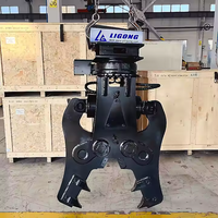 Cisaille de démolition hydraulique pour béton, accessoire pour mini-excavatrice de 3 à 9 tonnes, changement de dents facile