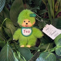 Porte-clés en peluche plastique Matcha Fleur de Cerisier, accessoires, breloque de sac mignonne, directement de l'usine de Yiwu, expédition en stock en 48 heures, livraison directe
