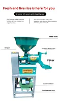 Machine à moudre le riz et le maïs multifonctionnelle portable, capacité de 200 kg/h, usage commercial et domestique, fabriquée en Chine pour les fermes