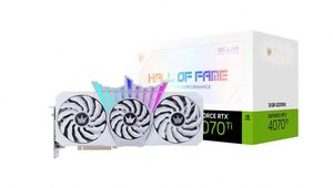 Galax RTX 4070 Ti HOF OC Lab 12g การ์ดแสดงผลเกม GDDR6X GPU พร้อมพัดลมคูลเลอร์อินเตอร์เฟซ DP เอาท์พุท4070 Ti Galax RTX 4 - Product Image 1