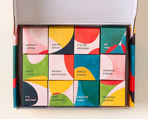 Boîte d'expédition pliable en carton ondulé B/E avec option de boîte cadeau intérieure rigide pour diffuseur de vapeur de douche, personnalisable OEM - Product Image 3