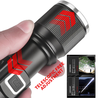 Lampes de poche LED rechargeables haute puissance 30W, haute luminosité, type-C USB, lampe tactique, portée de 1000 m, lampe de camping