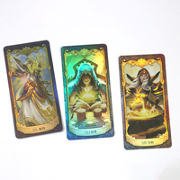 Cartes de tarot et d'oracle originales de haute qualité avec impression holographique sur papier, conception personnalisée, certifiées ISO, taille personnalisée