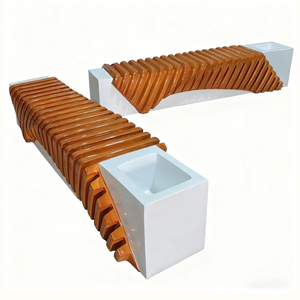 Fiberglass <b>Planter</b> Seats Weather Resistant Chairs for Airport Gate Waiting Areas - Product Image 2