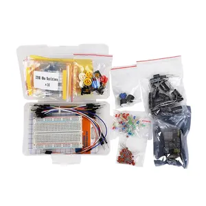 Kit electrónico de iniciación de 400 puntos, Resistor LED, bricolaje