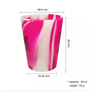 Precio <span class=keywords><strong>de</strong></span> fábrica Logotipo personalizado Barra <span class=keywords><strong>de</strong></span> impresión 1,5 oz Vaso <span class=keywords><strong>de</strong></span> chupito/40ml Vasos <span class=keywords><strong>de</strong></span> chupito irrompibles <span class=keywords><strong>de</strong></span> silicona para fiesta - Product Image 3