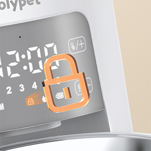 מזין חכם חדש וטוב ביותר לחיות מחמד, מזין אוטומטי למזון כלבים עם צג LCD, הגדרת זמן, מקור כוח לטעינה, עשוי פלסטיק - Product Image 5