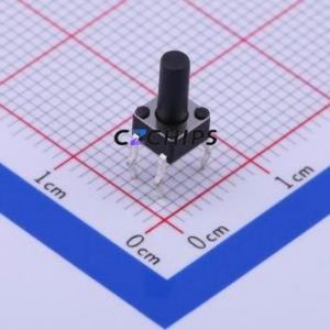 K2-1109DP-K4SW-01 Tactile Switch Through hole-4P,4.5x4.5mm Switch Single Pole Single Throw Round Button 2.5N Through Hole - Product Image 1