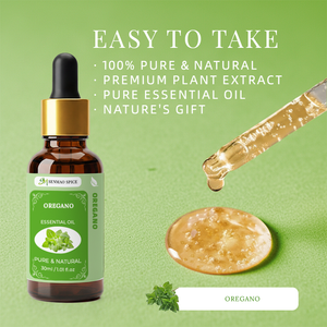 Huile essentielle d'origan pure naturelle, antibactérienne, antioxydante, <span class=keywords><strong>pour</strong></span> les soins de la peau, l'aromathérapie, l'additif alimentaire, les capsules molles cosmétiques - Product Image 3