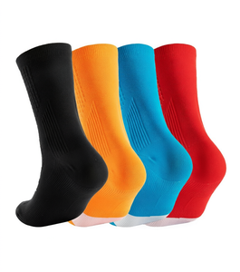 Chaussettes de sport en coton pour hommes, respirantes, renforcées, anti-odeur, couleur unie, vente en gros - Product Image 1