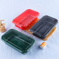 Récipients de boulangerie en plastique Boîtes à dessert Emballage de gâteau transparent pour tranches de gâteaux récipient rectangulaire à emporter pour le stockage de gâteaux biscuits