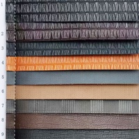 100% Polyester cuir synthétique tissu PU gaufré Textile pour meubles pour chaussures extensibles femmes sacs canapé décoratif