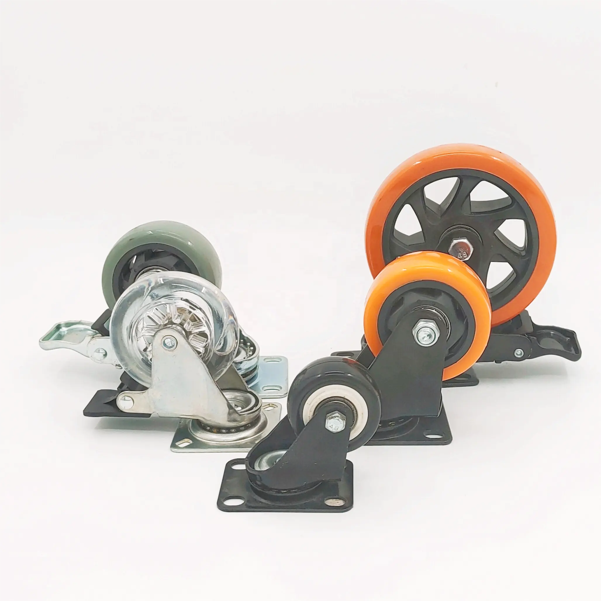 TYD Hot Sale PP/PU/PVC/Rubber Best Set Light Universal Casters Wheels for Office Chair