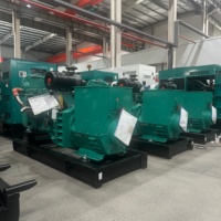 Groupe électrogène diesel marin 48V pour bateaux industriels, 15 kVA, 30 kVA, 450 kVA, avec moteurs Cummins, Weichai, Perkins, pour soudage à l'eau de mer