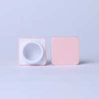 Pot carré en plastique PP de 5 ml, 15 ml, 30 ml, 50 ml, personnalisable, coloré, vide, pour crème pour les mains et les yeux, contenants pour soins de la peau, emballage