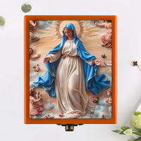 Nouvelle Boîte de Rangement à Bijoux en Plastique Version Verticale avec Éléments Chrétiens, Style 2026, pour Emballage Promotionnel