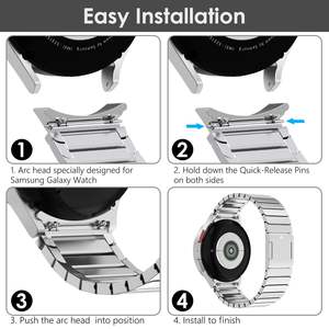 สายนาฬิกาไทเทเนียมราคาไม่แพงสำหรับ <span class=keywords><strong>Samsung</strong></span> <span class=keywords><strong>WATCH</strong></span> 6 <span class=keywords><strong>5</strong></span> 4สายนาฬิกาไทเทเนียมสีพรีเมี่ยมสำหรับ <span class=keywords><strong>Samsung</strong></span> Watch6 CLASSIC - Product Image 4