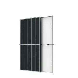 工厂价格高品质单晶太阳能组件660瓦出售单片太阳能电池板650瓦，用于100千瓦太阳能系统项目