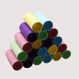 2 인치 컬러 친환경 바이오 분해성 공예 예술적 종이 롤 튜브 54mm 수제 DIY 다채로운 종이 공예 튜브