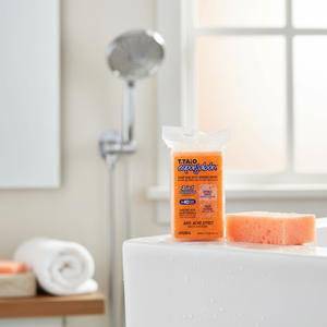 Esponjabon Spugna Sapone Anti-Acne 2-in-1 |   Strumento da Bagno Esfoliante e Detergente con Setole Lunghe in Materiale PE - Product Image 3