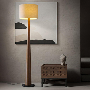 Lámpara <span class=keywords><strong>de</strong></span> <span class=keywords><strong>Pie</strong></span> Moderna <span class=keywords><strong>de</strong></span> Lujo Estilo Wabi Sabi, Lámpara <span class=keywords><strong>de</strong></span> <span class=keywords><strong>Pie</strong></span> <span class=keywords><strong>de</strong></span> Tela para el Hogar, Luz LED para Sala <span class=keywords><strong>de</strong></span> Estar, Dormitorio, Decoración <span class=keywords><strong>de</strong></span> Sofá, Lámpara <span class=keywords><strong>de</strong></span> <span class=keywords><strong>Pie</strong></span> <span class=keywords><strong>de</strong></span> Nogal - Product Image 2