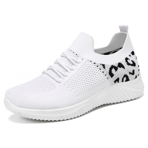 G-FY1008 Baskets plates décontractées pour femmes en tissu extensible en coton, chaussures de marche tendance pour l'automne, idéales pour la course à pied - Product Image 2